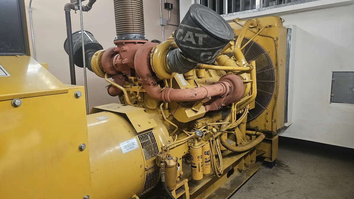Moteur diesel industriel d’un groupe électrogène